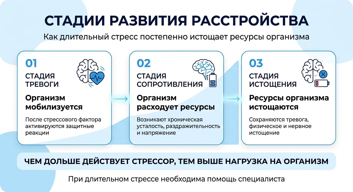 Лечение стресса в Фролово инфографика